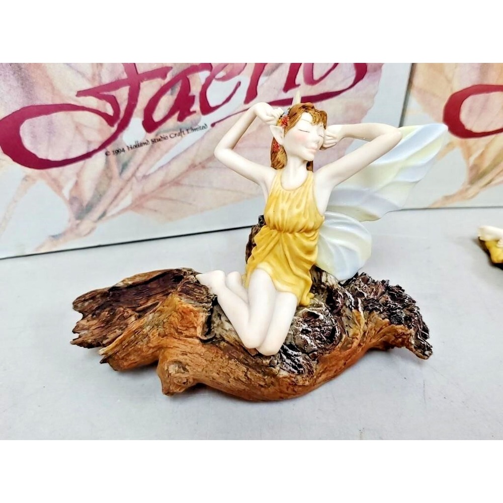 Jenny Oliver Faeries Lilybrite Fairy Figurine 5" Holland Studio Craft JO901 NIB